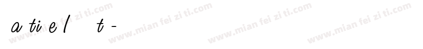 Tactile ITC Std字体转换